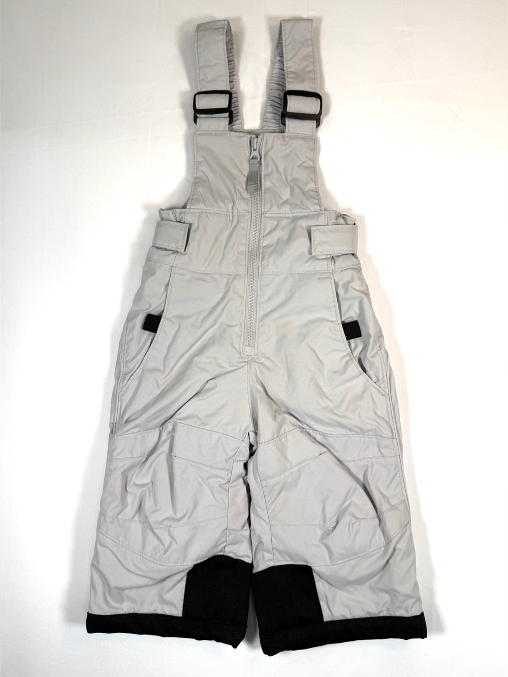 COLUMBIA Gray Unisex Insulated Snow Bib Ski Pants Toddler 2T Winter Waterproof